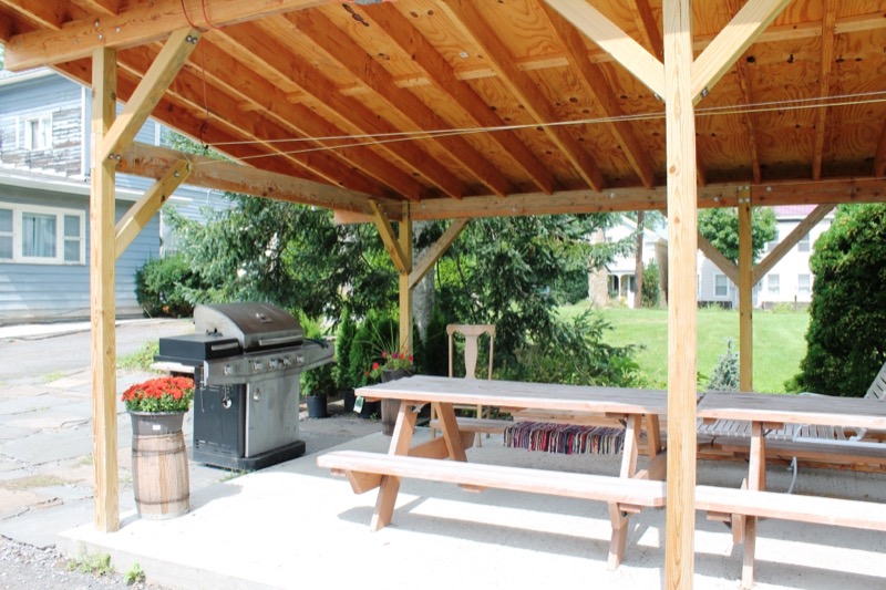 BBQ Area and Picnic Tables